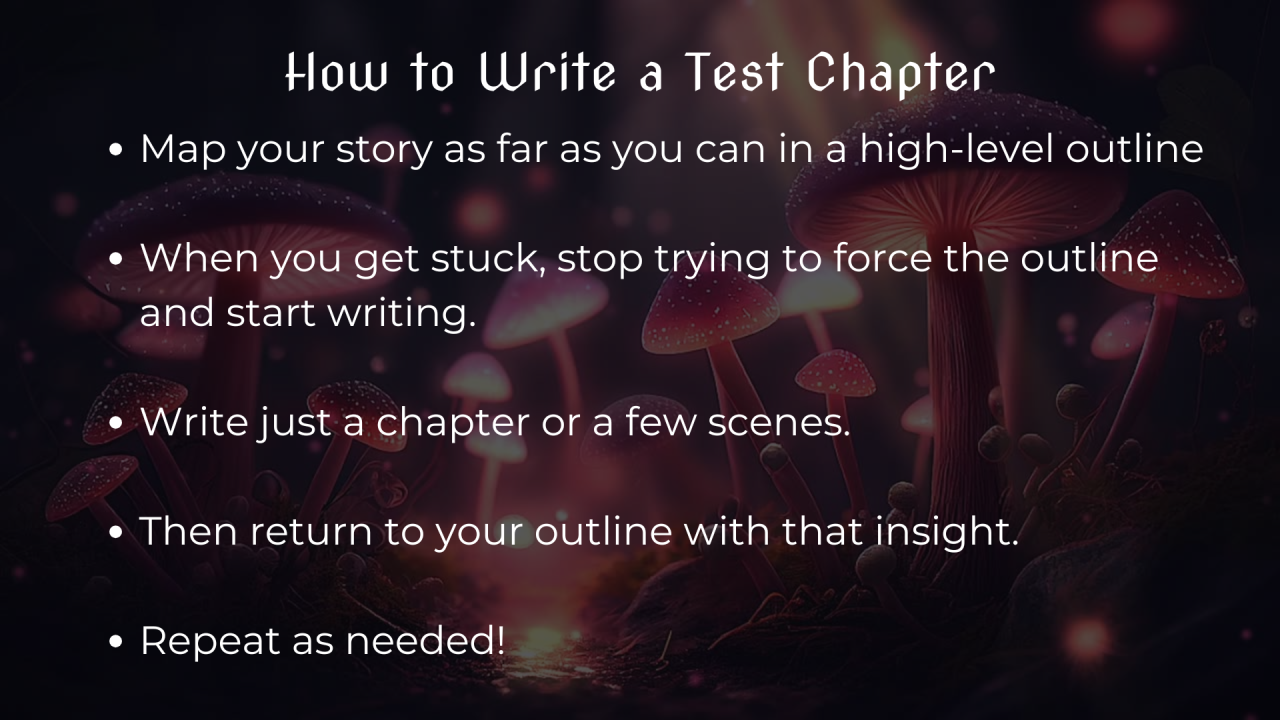 How to Write a Test Chapter